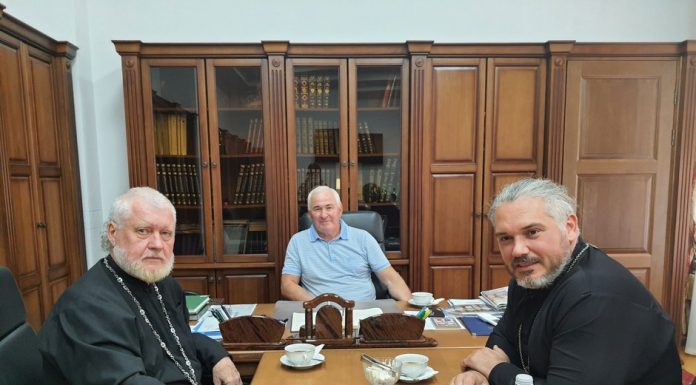 Состоялась встреча клириков храма Архистратига Михаила с руководством Кубанского государственного университета физической культуры, спорта и туризма