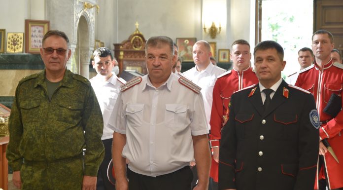 Казаки молитвенно встретили праздник Преображения Господня