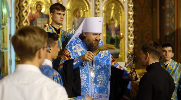 Митрополит Григорий благословил на начало учебного года учащихся Екатеринодарской духовной семинарии