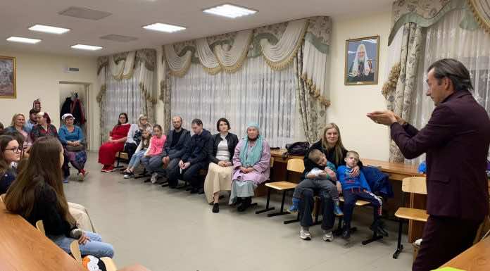 Занятия православной театральной студии при храме Святого Духа