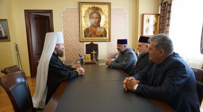 Состоялась встреча митрополита Григория с представителями Армянской Апостольской Церкви