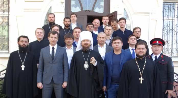 Митрополит Григорий возглавил заседание Молодежного совета Екатеринодарской епархии