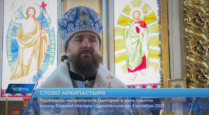 Проповедь митрополита Григория в день памяти иконы Божией Матери «Целительница»