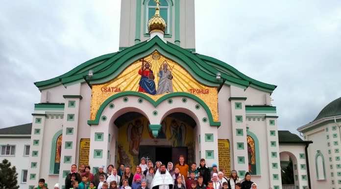 Молебен на начало обучения в воскресной школе Троицкого храма станицы Динской