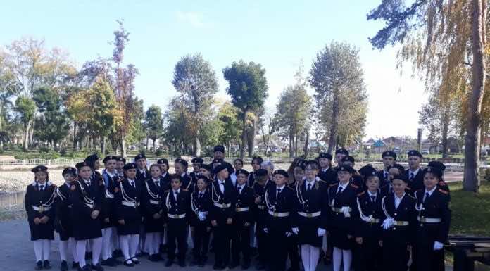 Священник поздравил кадетов с Покровом Пресвятой Богородицы