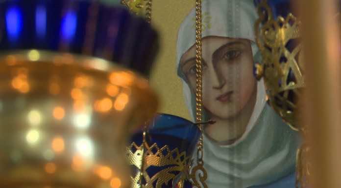 Видеосюжет: Престольный праздник храма иконы Божией Матери «Спорительница хлебов»