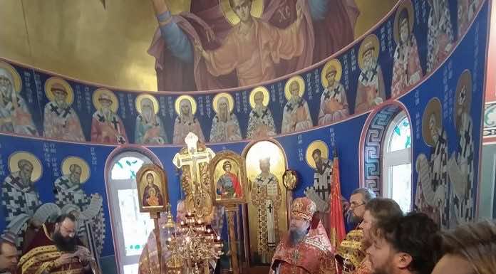 В храме великомученика Георгия хутора Ленина города Краснодара отметили престольный праздник