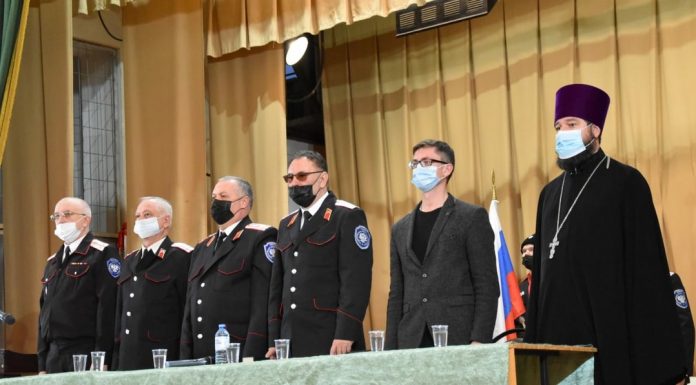 В Апшеронске состоялся отчетный сбор Апшеронского районного казачьего общества