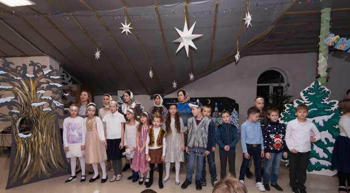 В воскресной школе при Свято-Никольском храме на Садах г. Краснодара состоялся Рождественский праздничный концерт