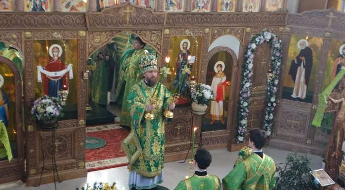 В первый день Нового года митрополит Григорий совершил Литургию в храме преподобного Илии Муромского