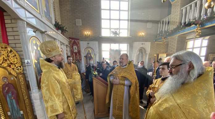 Видеосюжет: Престольный день в храме святого Серафима Саровского села Первореченское