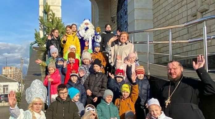 Рождество Христово в Троицком храме г. Горячий Ключ