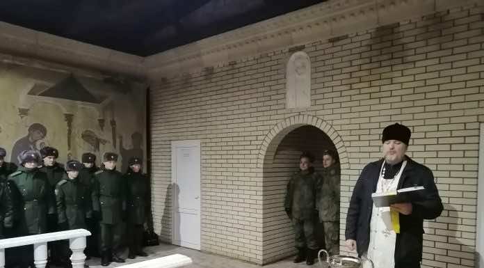 Военнослужащие Афипской воинской части и ракетной бригады участвовали в Великом освящении воды