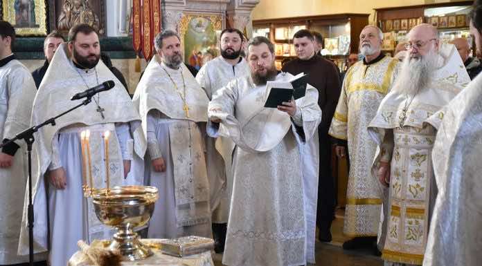 Праздник Крещения Господня в Александро-Невском соборе