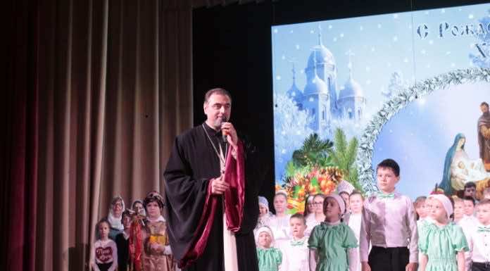 Рождественский концерт учеников Воскресной школы храма Святой Троицы ст. Динской