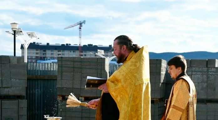 В Горячем Ключе заложили камень в основание часовни святой Матроны Московской