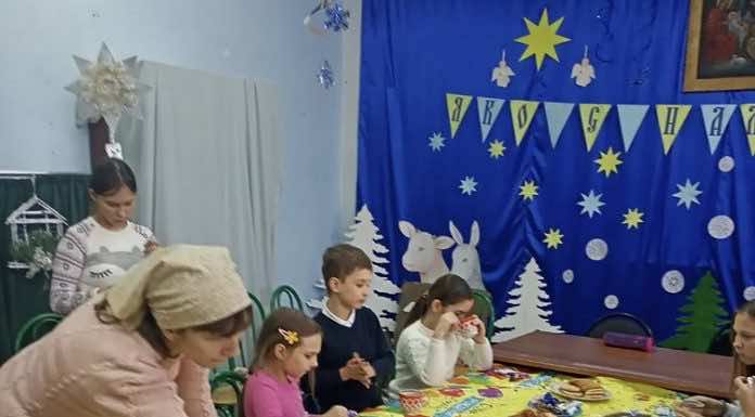 В воскресной школе храма Вознесения Господня в Пашковке прошел урок православного календаря