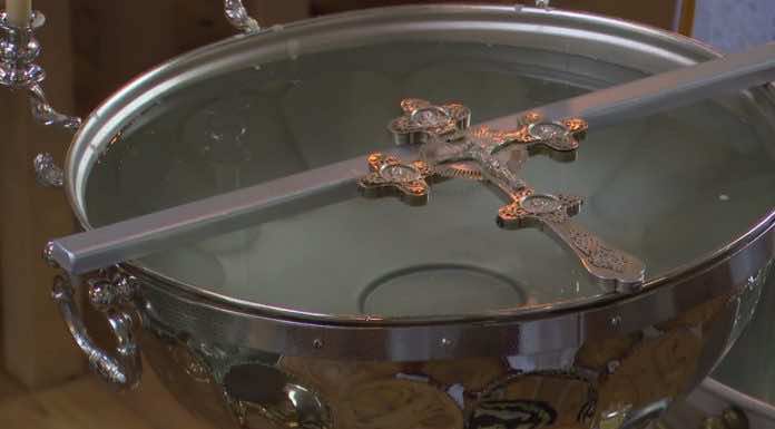 Видеосюжет: Православные Краснодара отметили Крещение Господне