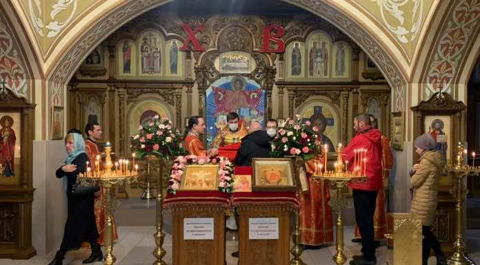 Малый престольный праздник отметили в храме Святого Духа города Краснодара