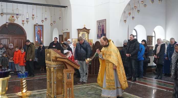 Служба Торжества Православия на подворье монастыря «Всецарица»