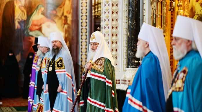 Слово Святейшего Патриарха Кирилла в Неделю 2-ю Великого поста после Литургии в Храме Христа Спасителя