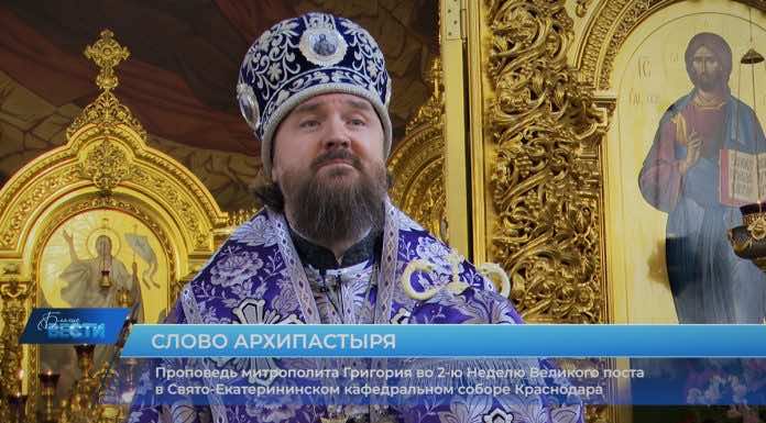 Проповедь митрополита Григория о исцелении расслабленного