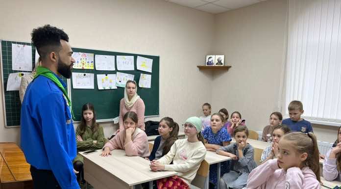 Воспитанники воскресной школы при Никольском храме встретились с представителями Братства православных следопытов