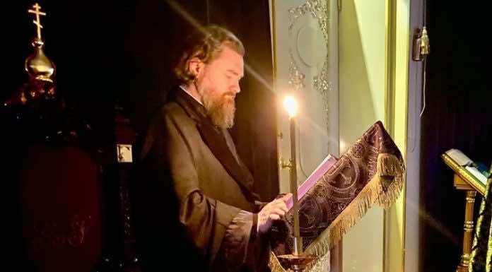 В первый день Великого поста митрополит Григорий молился за утренним уставным богослужением