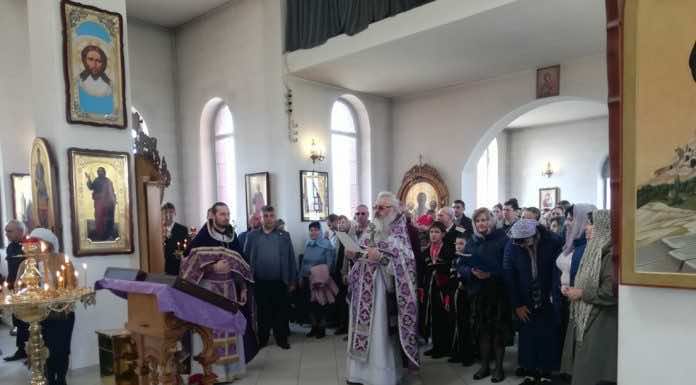 В храме вмч. Георгия Победоносца пос. Афипского молитвенно почтили память свщмч. Александра Флегинского