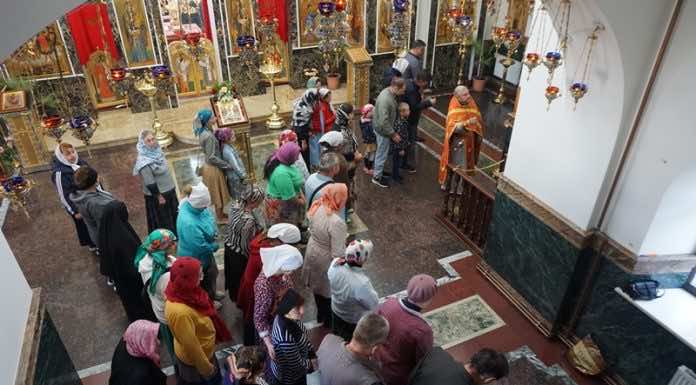 В Неделю о расслабленном на подворье монастыря «Всецарица» прошли праздничные богослужения