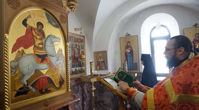 Праздник святого Георгия Победоносца на подворье монастыря «Всецарица»