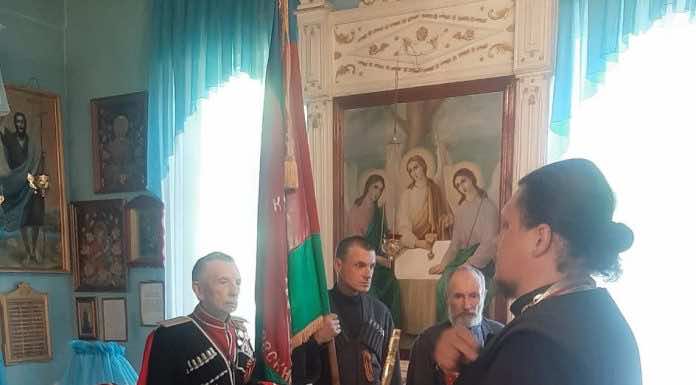 В храме Вознесения Господня в Пашковке состоялась присяга казаков