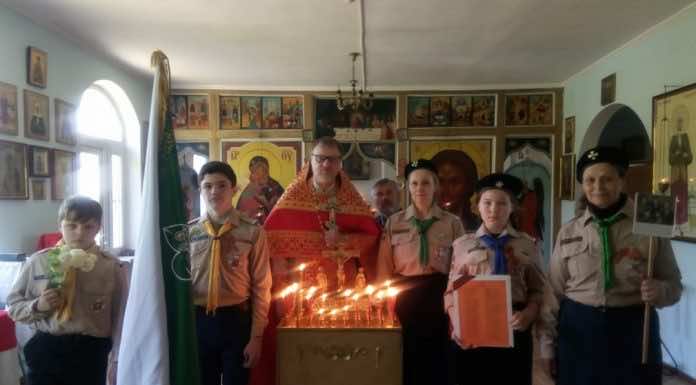 В пос. Первомайском отряд ОРЮР принял участие в мероприятиях ко Дню Победы