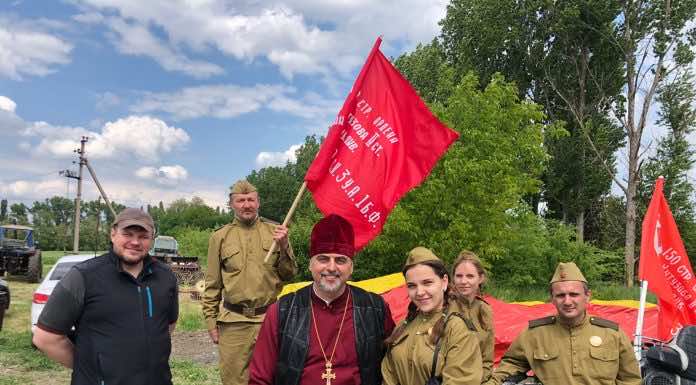 В ст. Динской прошло мероприятие, посвящённое 77-й годовщине Победы в Великой Отечественной войне