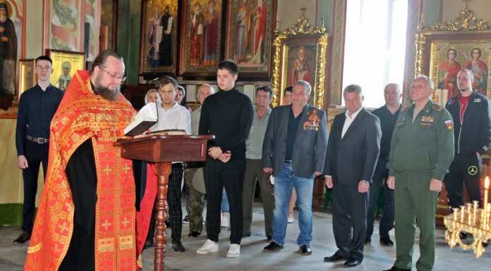 В храме Святой Троицы станицы Динской состоялось мероприятие, посвященное Дню призывника