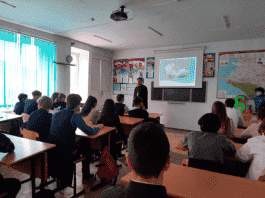 Иерей Евгений Шевцов посетил куринскую среднюю школу № 25