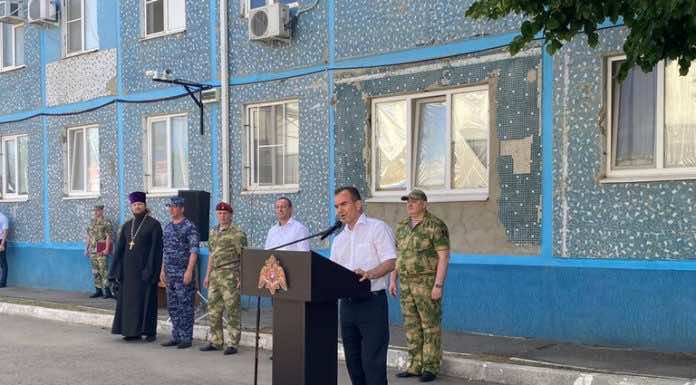 Священник принял участие во встрече сотрудников Росгвардии — участников военной операции на Украине