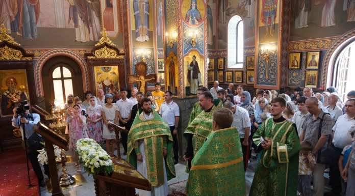 Праздник семьи, любви и верности в храме преподобного Сергия Радонежского