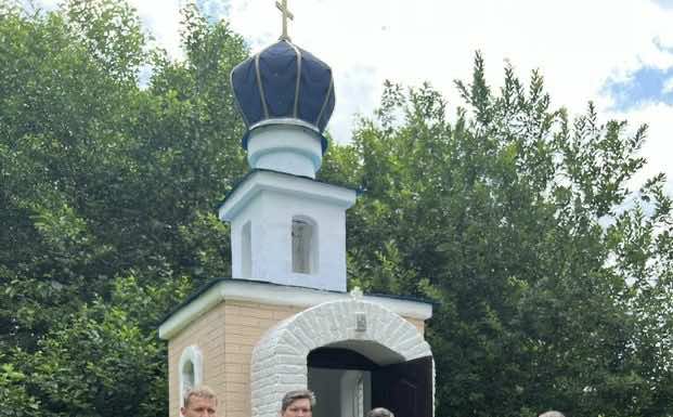 Освящение часовни в станице Куринской