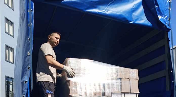 Екатеринодарская епархия отправила в Ростовскую область очередную партию гуманитарного груза для беженцев