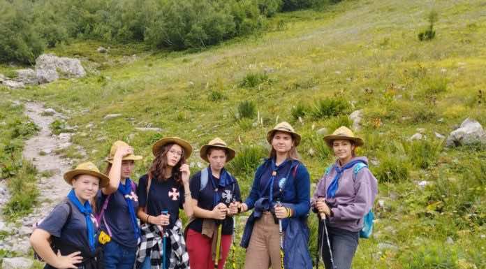 Юные разведчики пос. Первомайского приняли участие в лагере ОРЮР в пос. Верхний Архыз