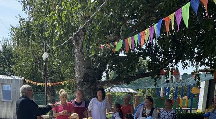 Священник посетил детский сад в праздник Преображения Господня