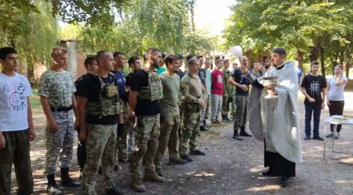 Состоялось открытие военно-полевых сборов казачьей молодежи Екатеринодарского районного казачьего общества