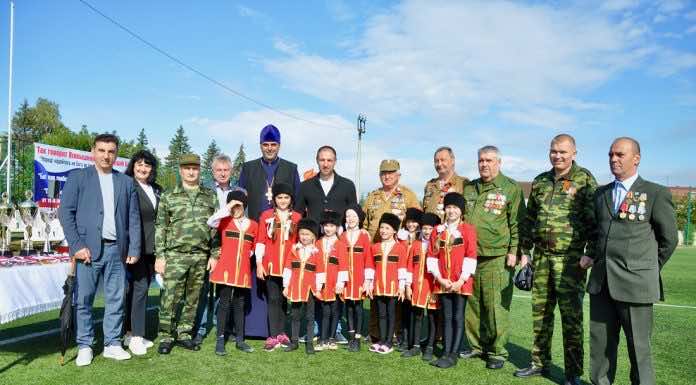 В станице Динской прошел спортивный праздник, посвященный 30-летию освящения Троицкого храма