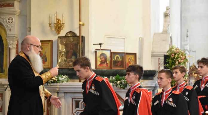 В Александро-Невском войсковом соборе прошли съемки программы о Кубанских казаках