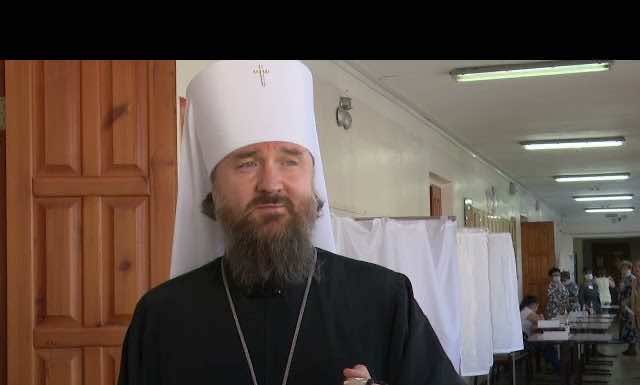 Видеосюжет. Митрополит Григорий проголосовал на выборах в Законодательное собрание края