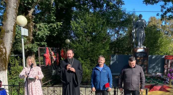 Благочинный принял участие в мероприятиях по случаю годовщины освобождения Кавказа от немецко-фашистких захватчиков