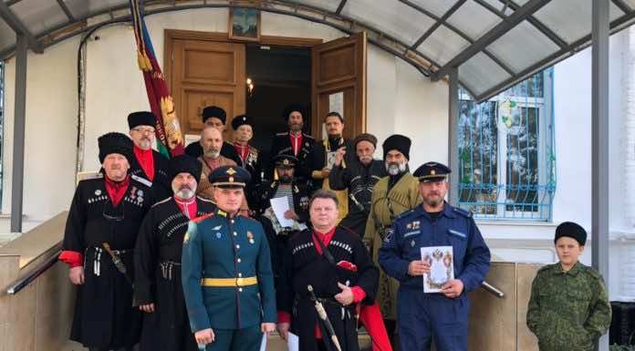 В храме Вознесения Господня приняли присягу казаки Пашковского станичного общества