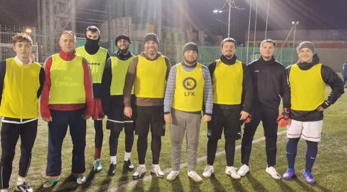 Священство приняло участие в тренировочном сборе по любительскому футболу Краснодара