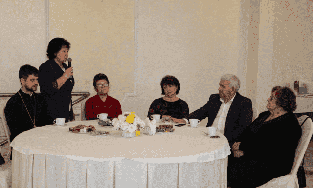 Священник принял участие в торжественном приеме главы Полтавского сельского поселения в честь Дня матери